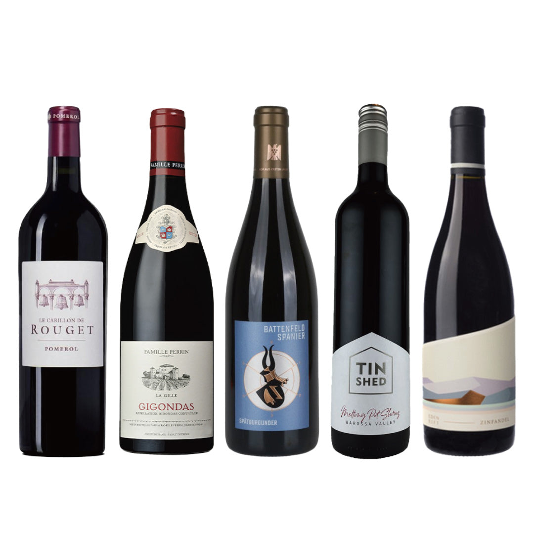 25%OFF】12月のおすすめ赤5本セット / December Select Red 5 btls Set