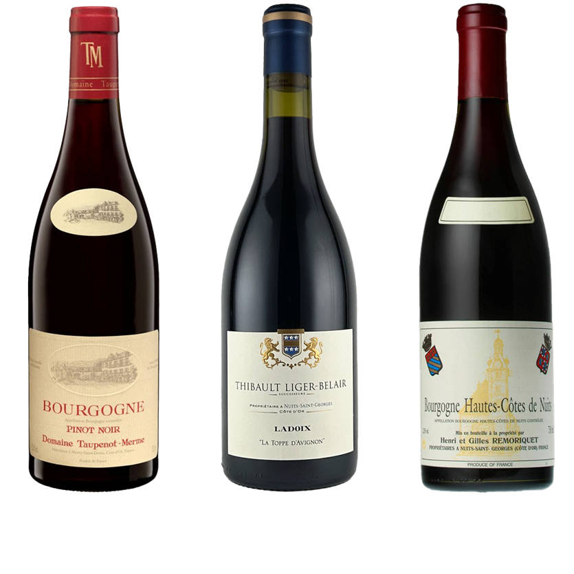 ブルゴーニュ最新ヴィンテージ赤3本セット / Burgundy Red Selection