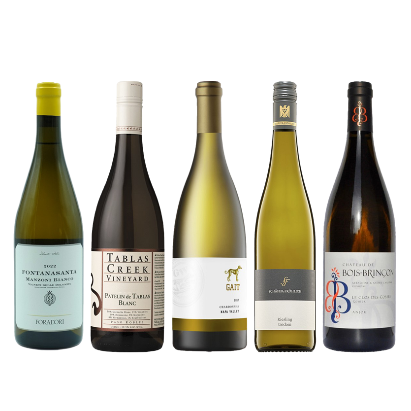 【28%OFF】8月のおすすめ白5本セット / August Select White 5-Bottle Set