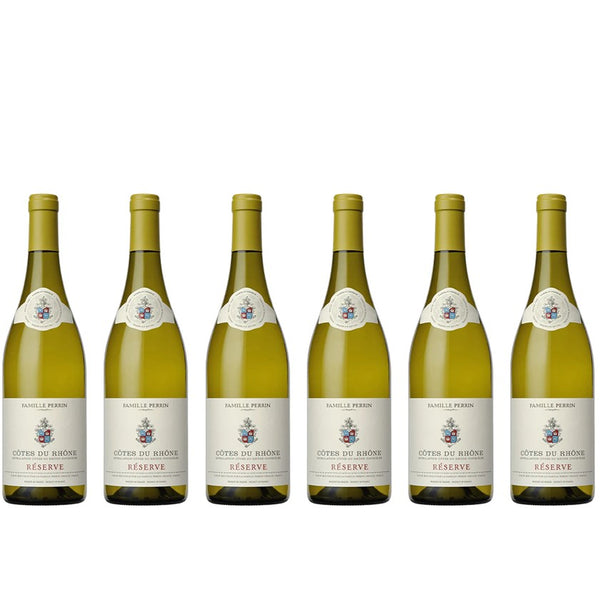 ファミーユ・ペラン・コート・デュ・ローヌ・レゼルヴ・ブラン 6本セット / Famille Perrin Cote du Rhone Reserve Blanc  6 Bottles Set