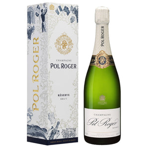 6本まとめてPol Roger Réserve Brut シャンパン
